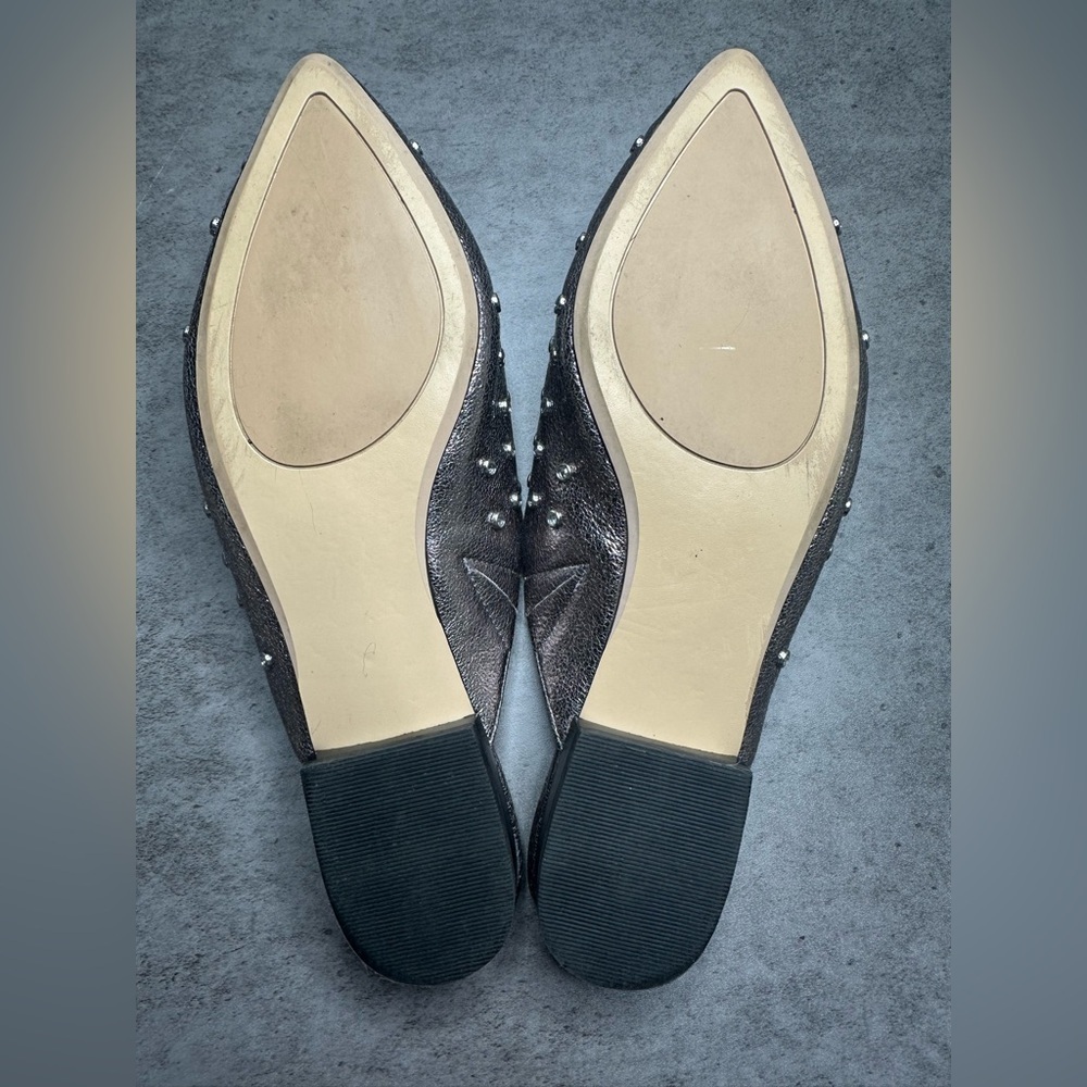 Halogen Silver Studded Black Mules - Picture 4 of 4